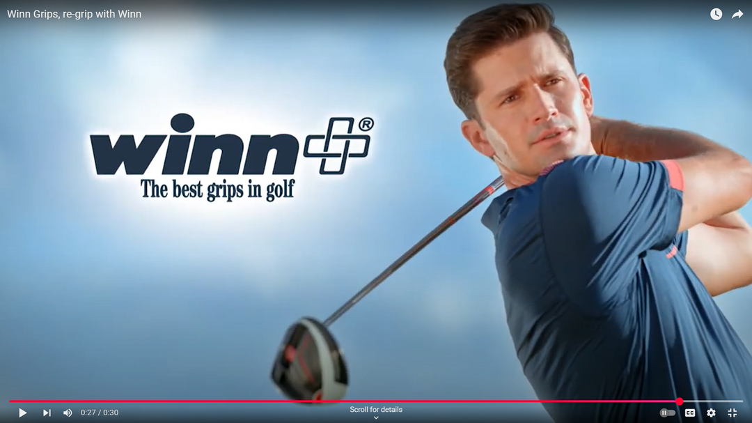 Winn Grips, re-grip with Winn