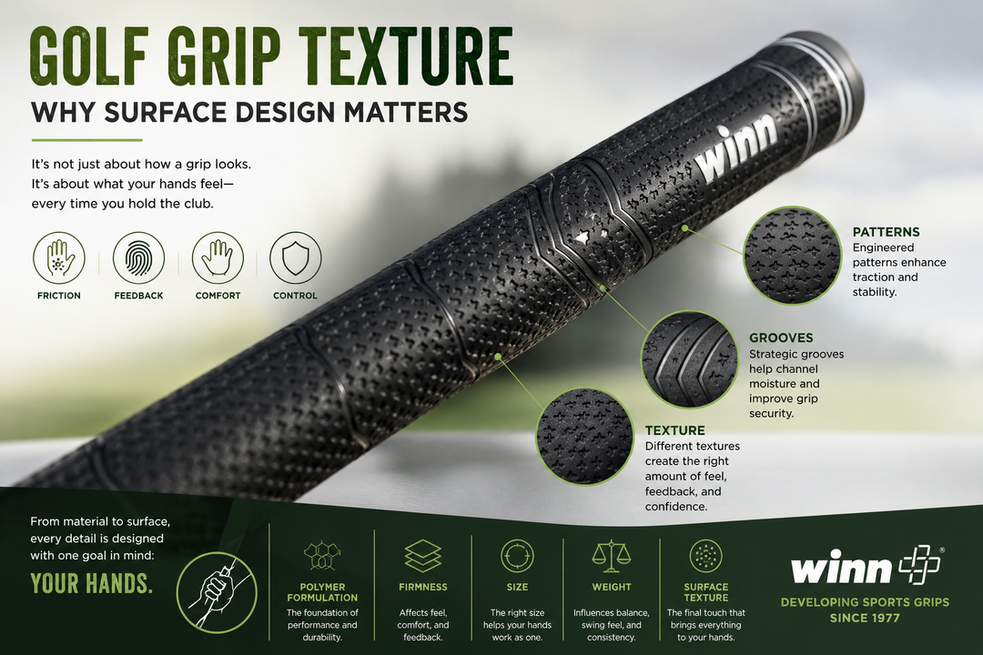 Golf Grip Texture: Why Surface Design Matters More Than You Think