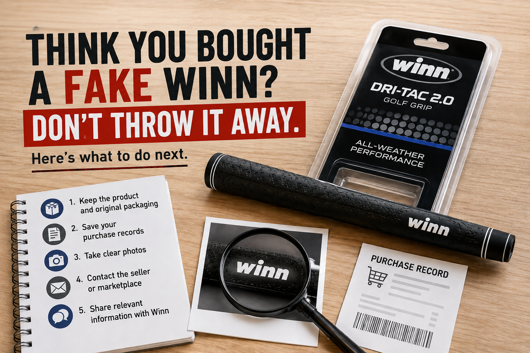 Think You Bought a Fake Winn Grip? What to Do Next