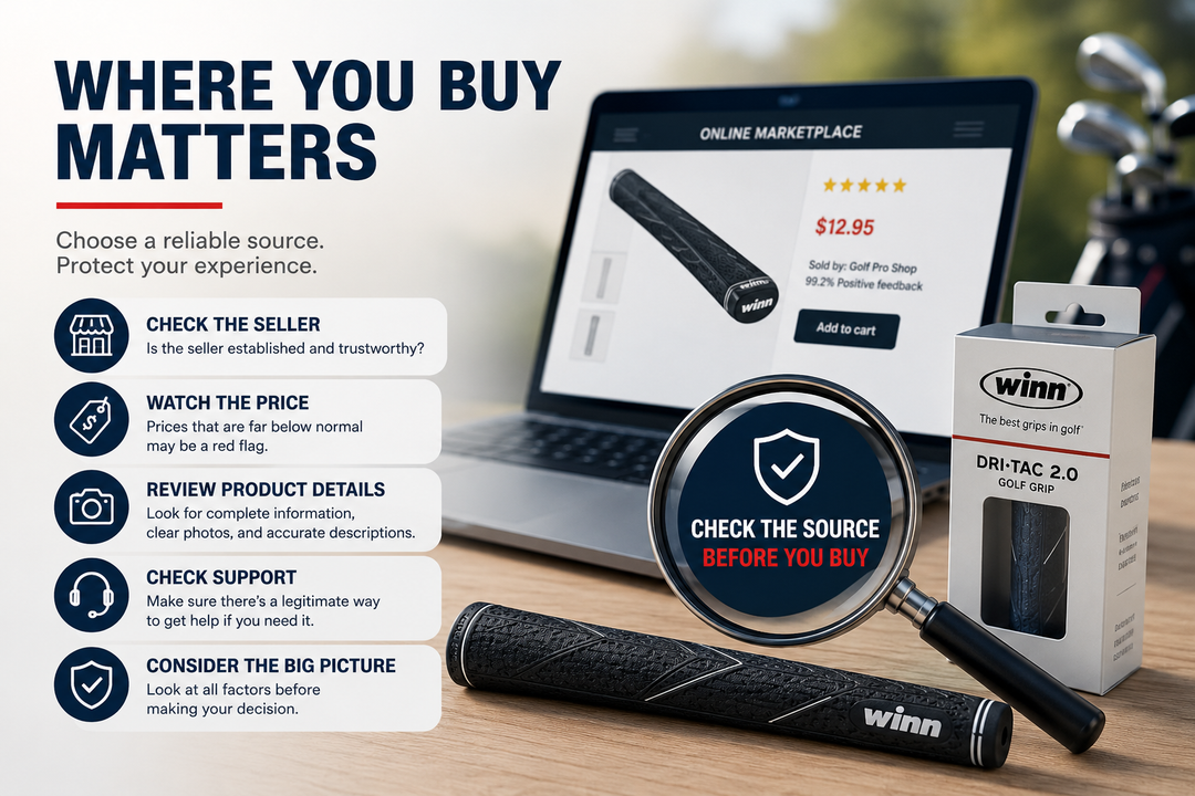 Where You Buy Matters: How to Reduce the Risk of Counterfeit Winn Grips