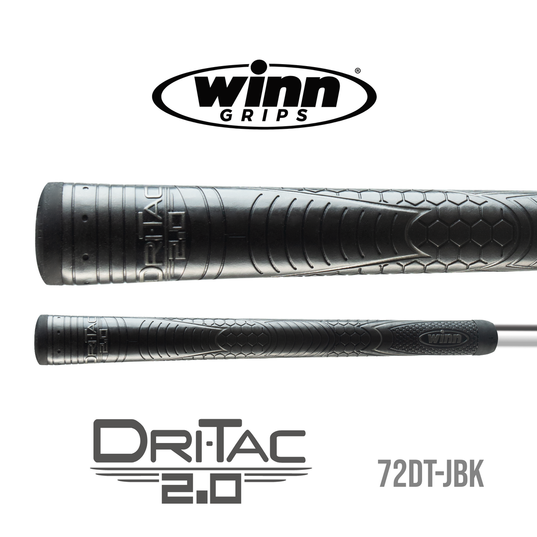 Winn Grips - DRITAC 2.0 Oversize Golf Grip - Jet Black – Winn 