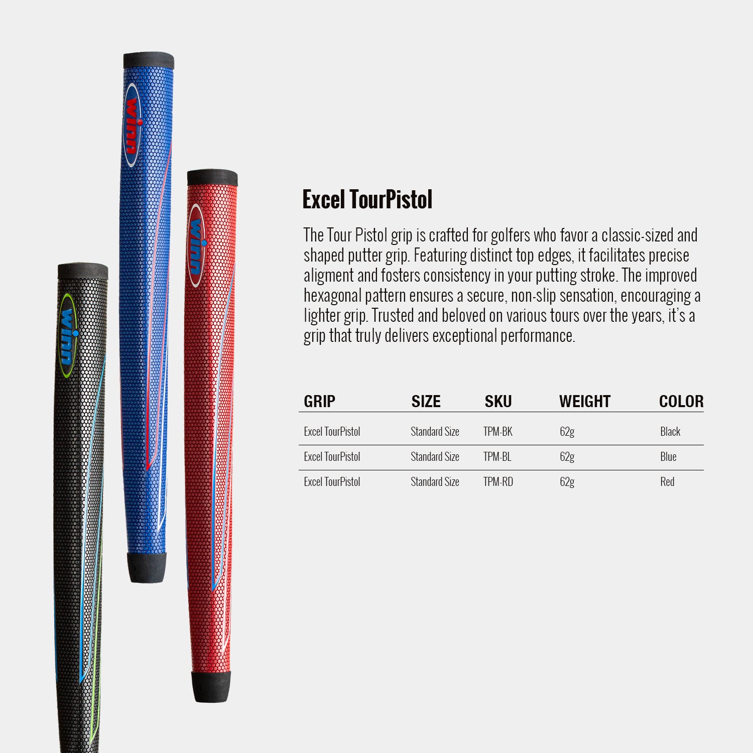 Excel TourPistol – Winn Grips® - Official Online Store